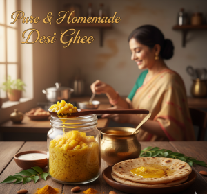 Pure & Homemade Desi Ghee Price (2025) — Real Khalis Ghee Cost & Benefits
